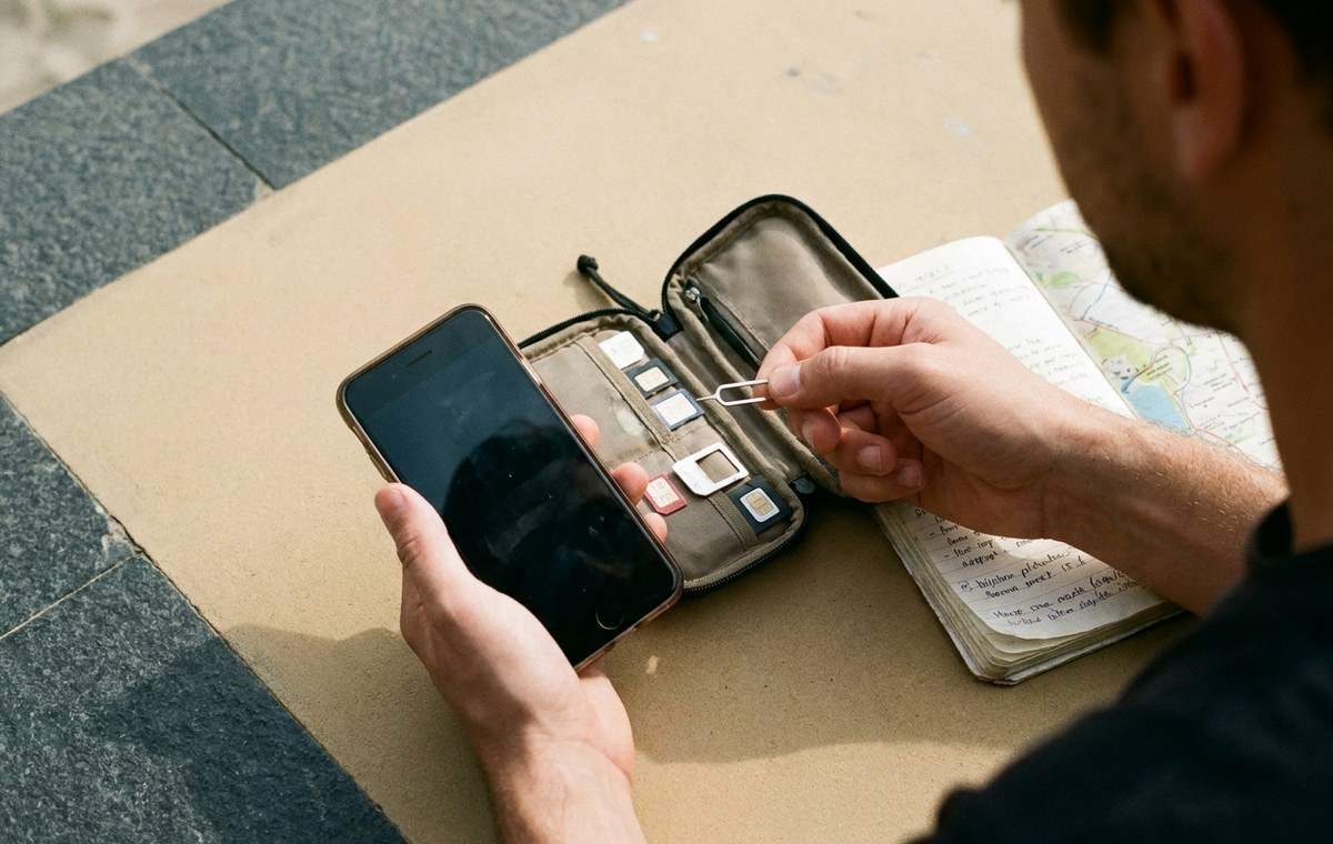 Mobile technology editorial illustration for How to Select the Right SIM Card for Your Device and Lifestyle
