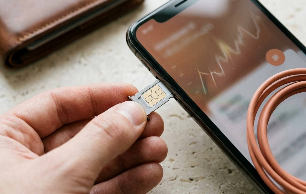 Mobile technology editorial illustration for Vodafone’s Cryptocurrency Initiative: Transforming Mobile Wallets Through SIM Integration