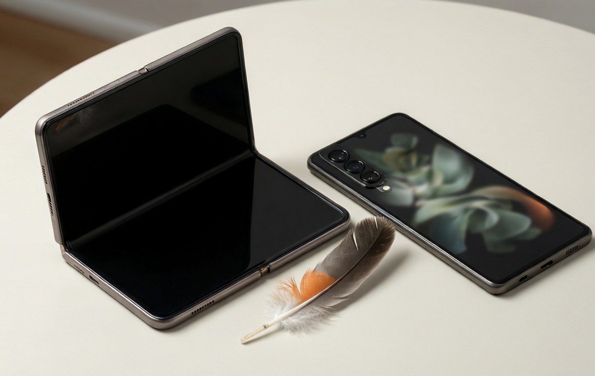 Mobile technology editorial illustration for Galaxy Z Fold 8 vs Pixel 10 Pro: The camera trade-off you need to know